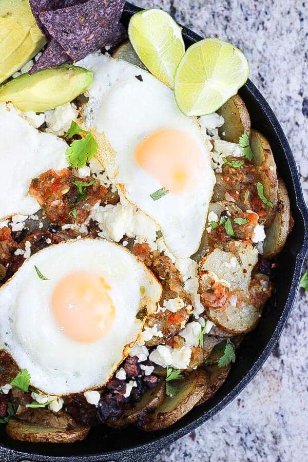 Easy huevos rancheros