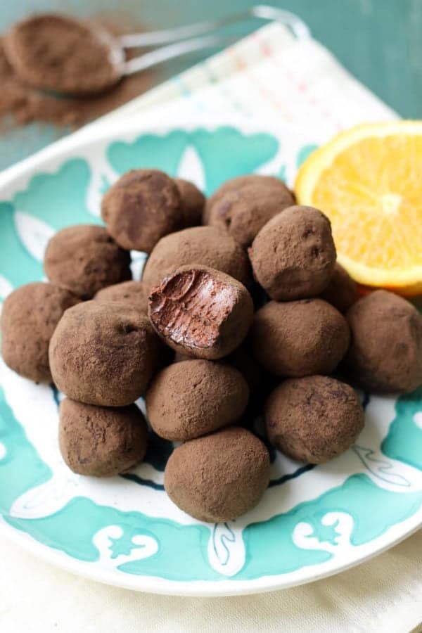 Paleo Tequila Orange Truffles | wickedspatula.com