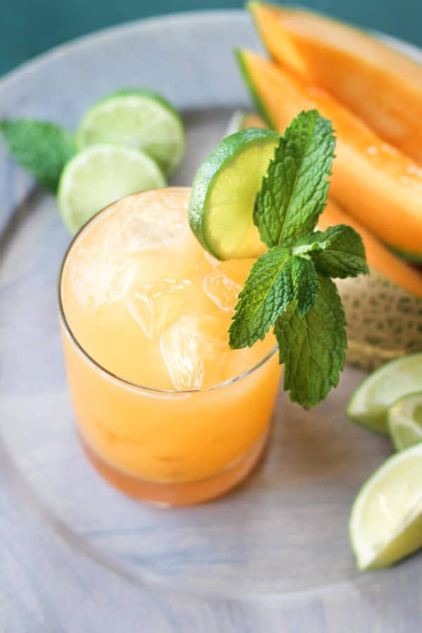 Cantaloupe Margaritas | wickedspatula.com