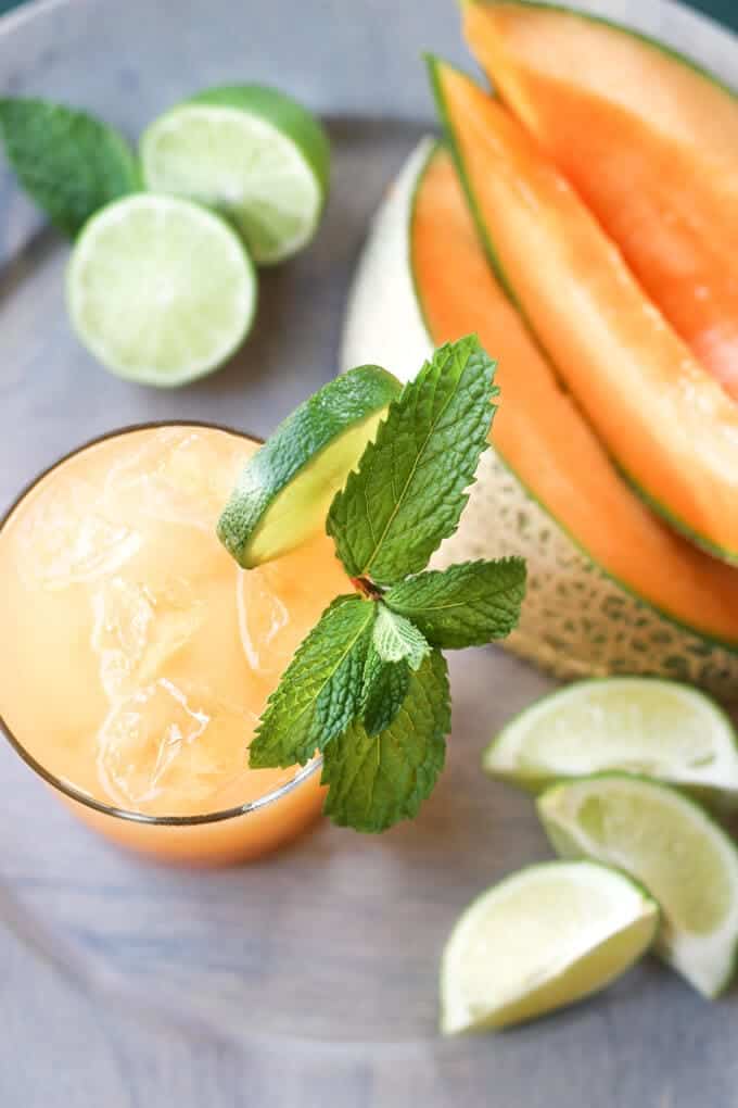 Cantaloupe Margaritas