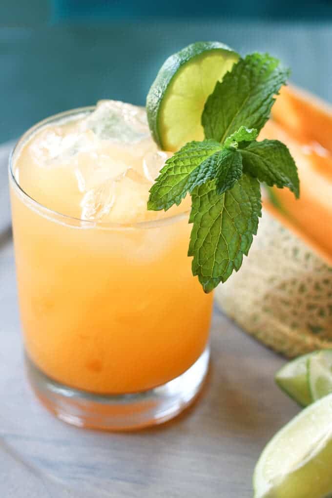 Cantaloupe Margarita side-view