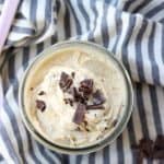 Paleo Edible Chocolate Chip Cookie Dough - 5 minutes is all you need! | wickedspatula.com