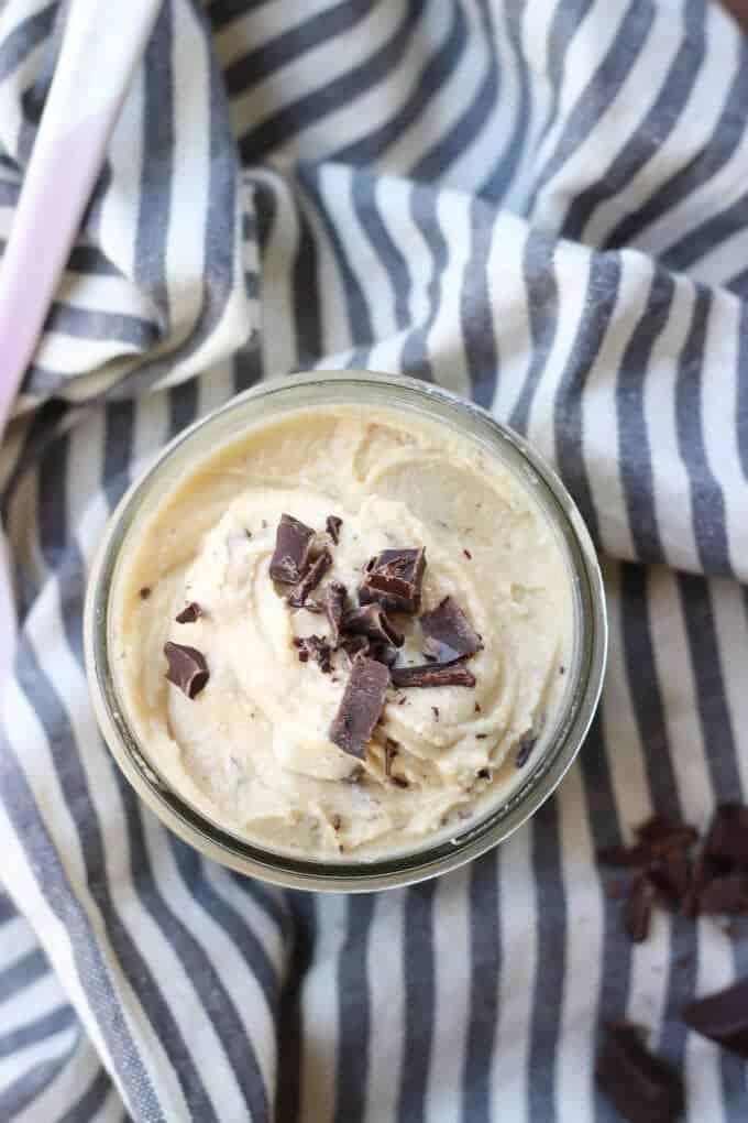 Paleo Edible Chocolate Chip Cookie Dough