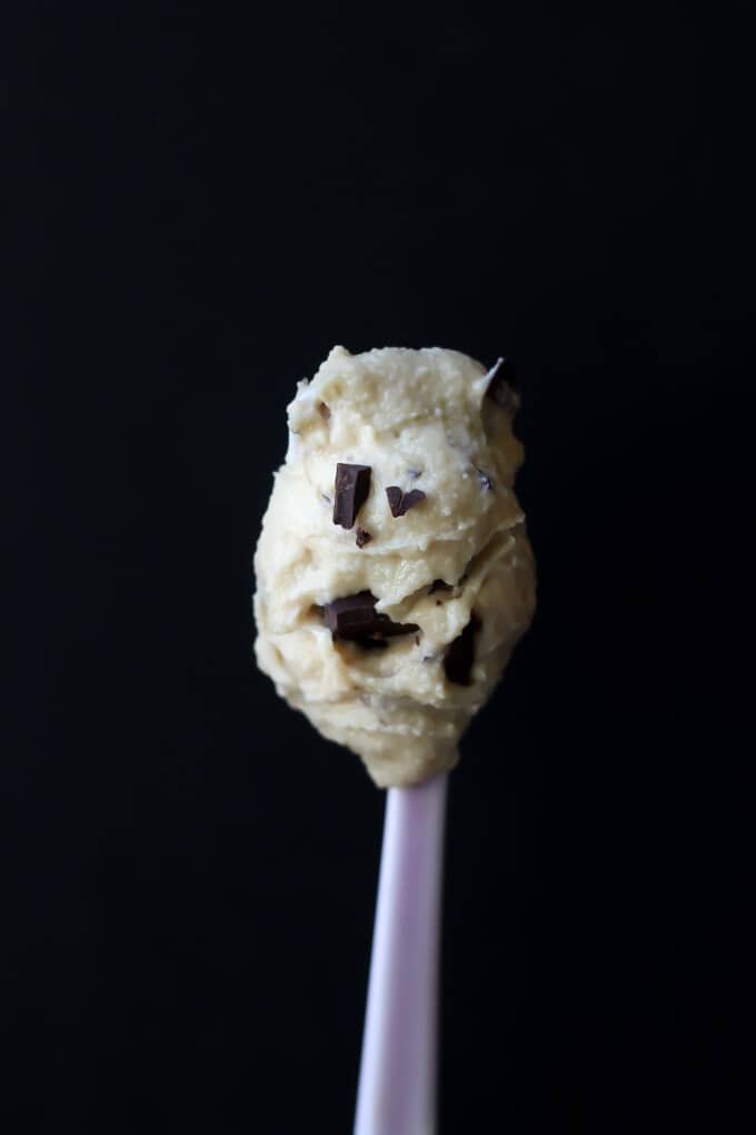 Paleo Edible Chocolate Chip Cookie Dough