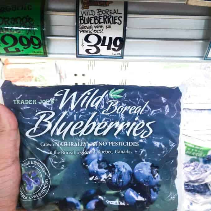 frozen wild blueberries