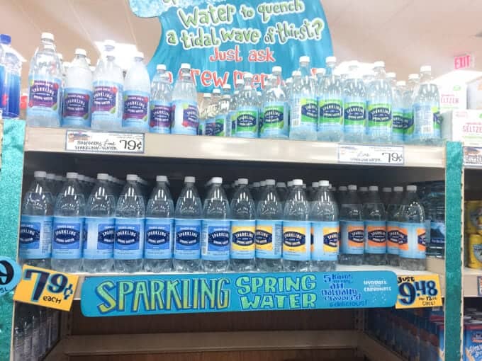 sparkling water