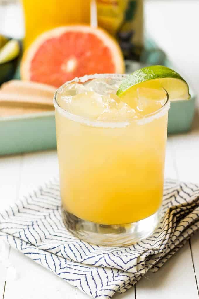 Grapefruit Pineapple Paloma | wickedspatula.com