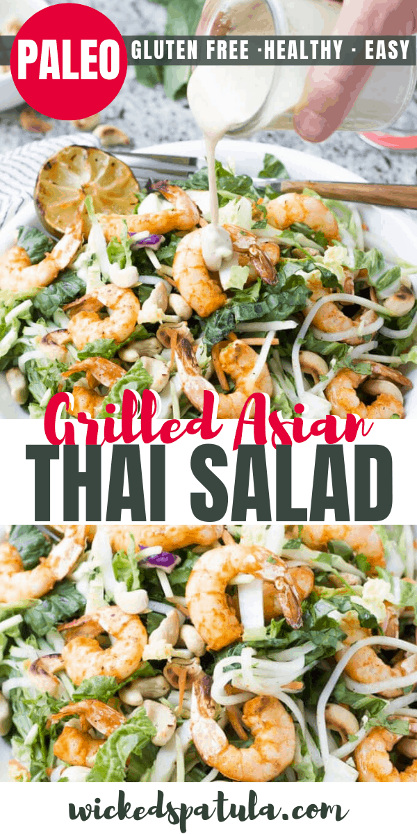 thai shrimp salad - pinterest