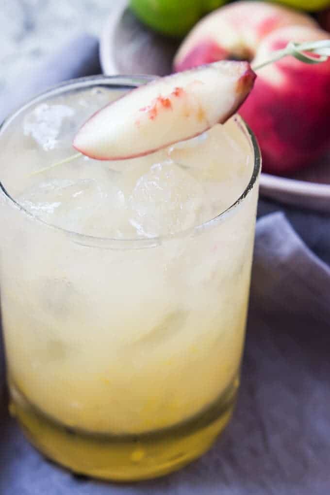 Sweeten your summer with these Peach Jam Margaritas!