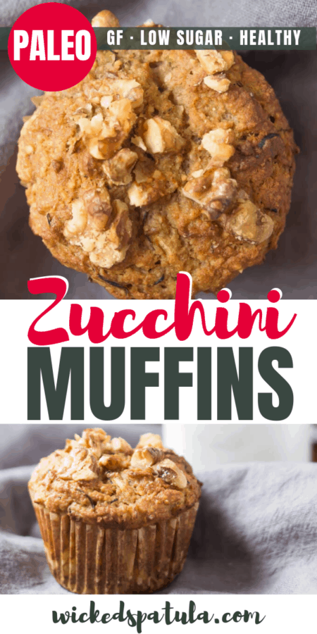 paleo zucchini muffins - pinterest