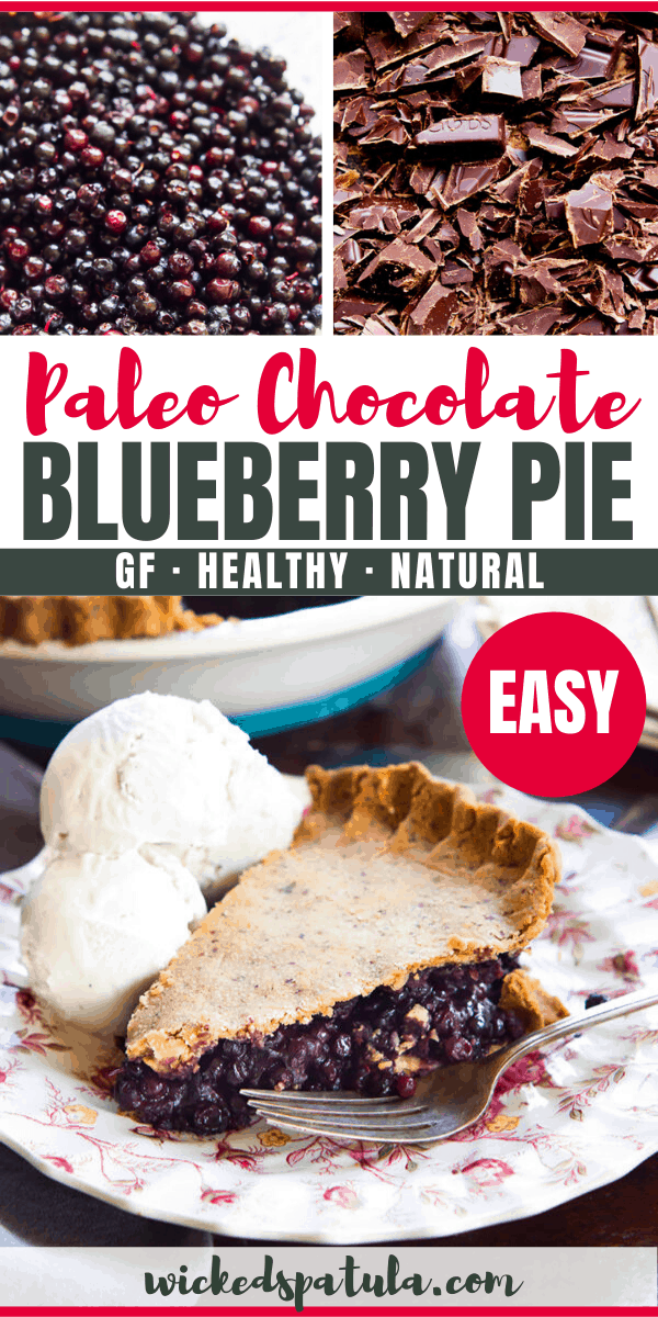 paleo blueberry pie - pinterest