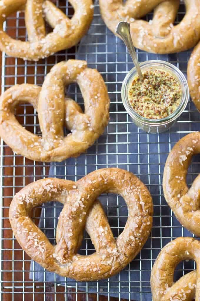 Paleo Pretzels on table