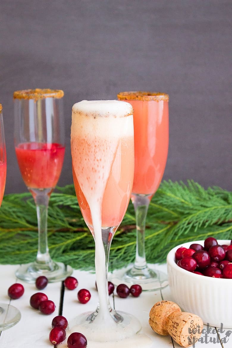 Holiday Orange Cranberry Mimosa Recipe