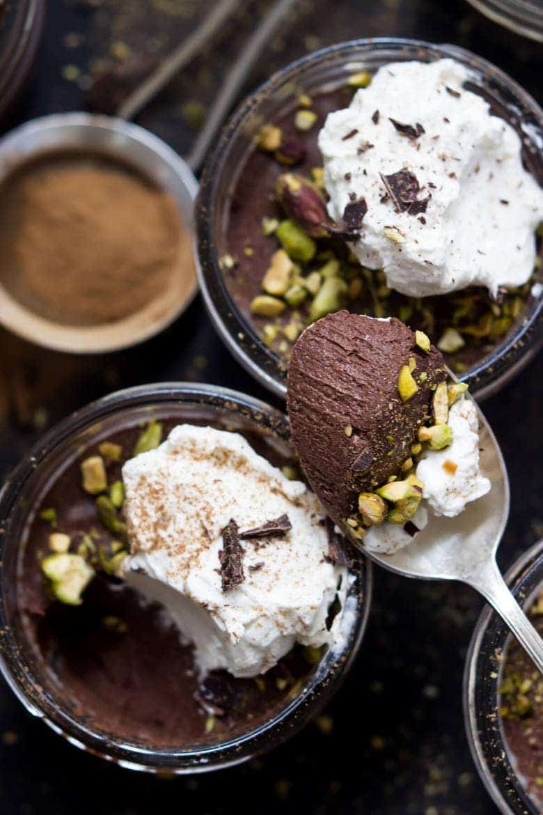 Chocolate Pots de Creme - Hot Chocolate Pots de Créme & Marshmallow