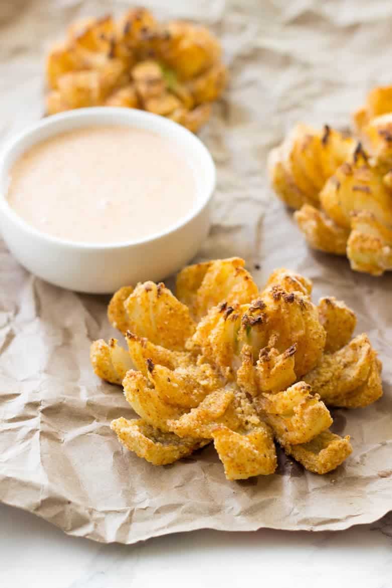 Paleo Baked Blooming Onions Wicked Spatula