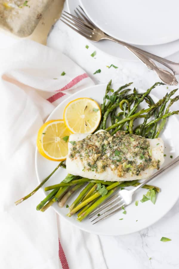 This 20 minute Herb Crusted Cod is packed full of bright lemony flavor.