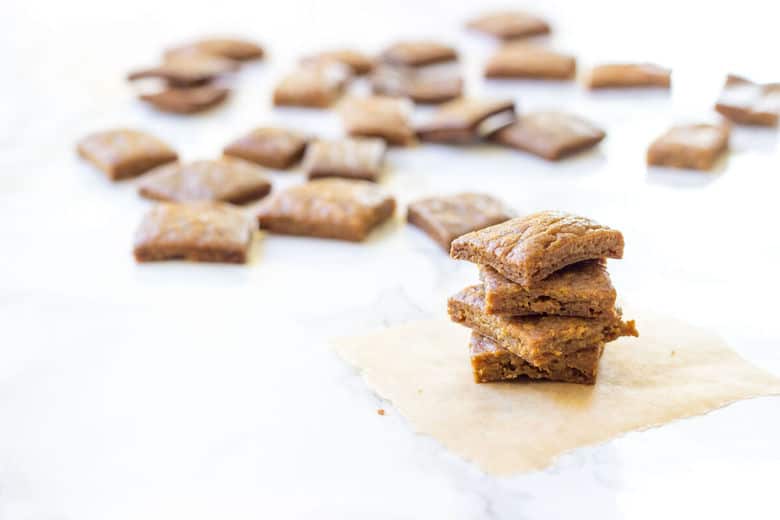 Paleo Cheez-Its on a table