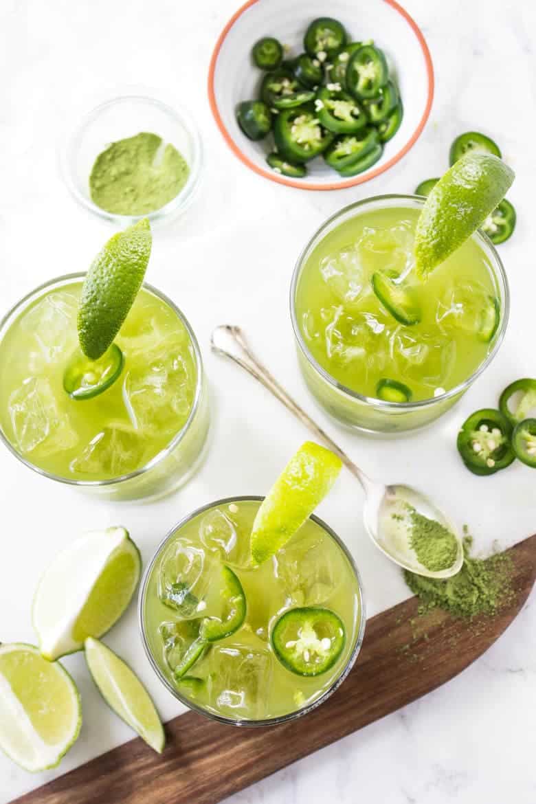 Spicy Matcha Margaritas Wicked Spatula