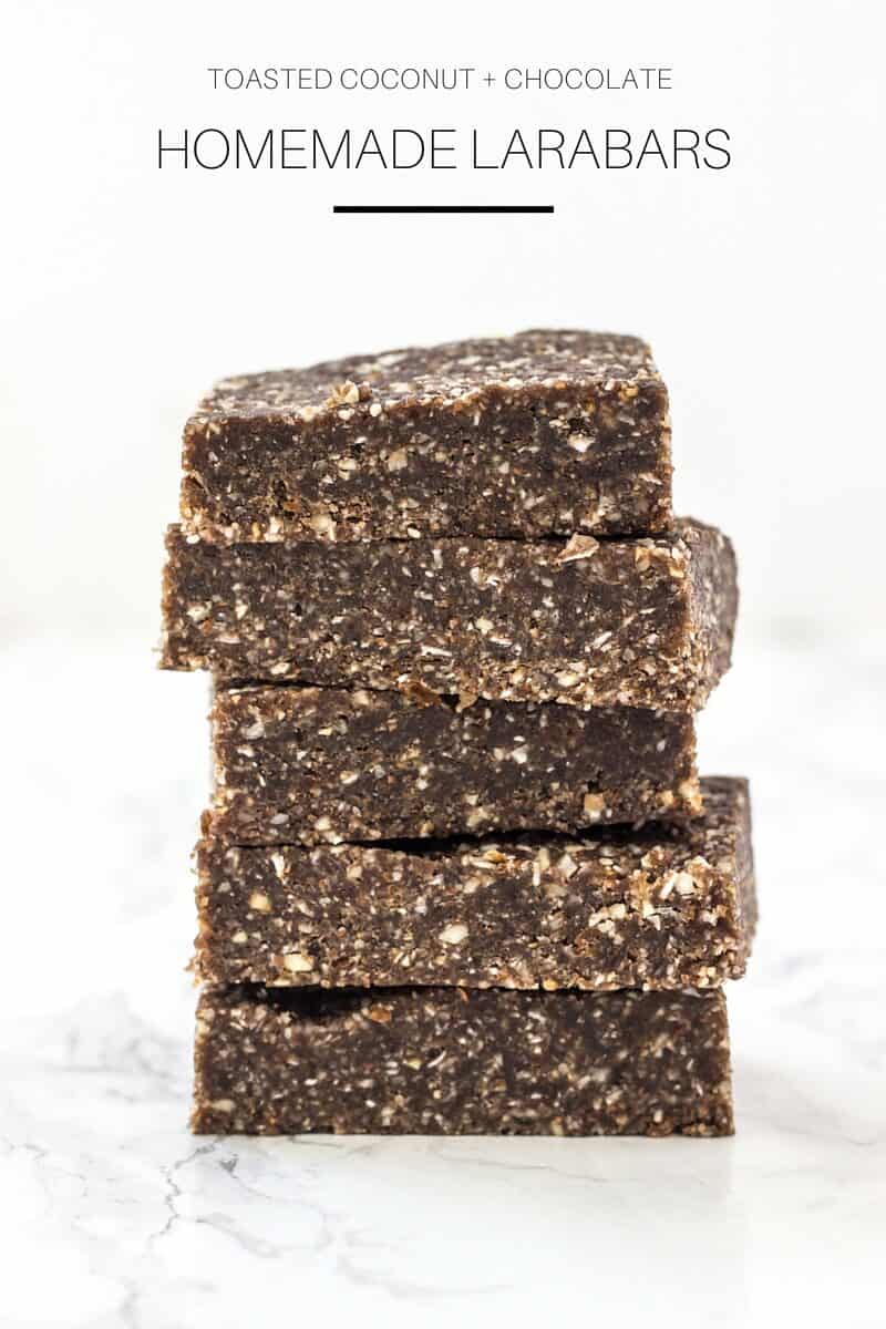 Homemade Larabars Toasted Coconut + Chocolate Wicked Spatula