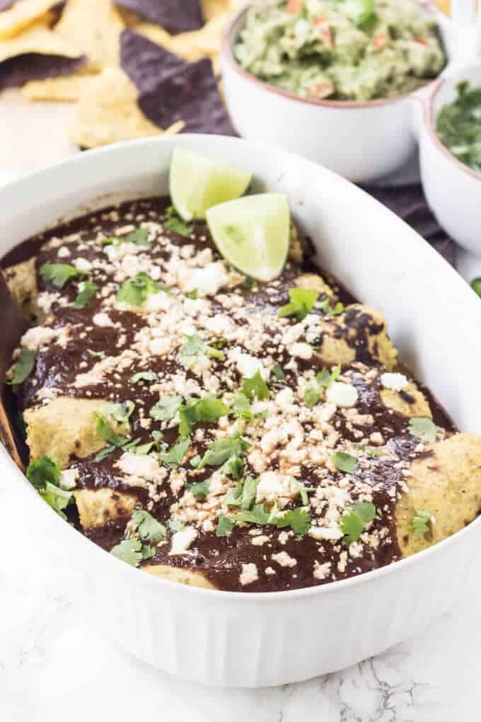 Paleo Enchiladas with ONE ingredient tortillas