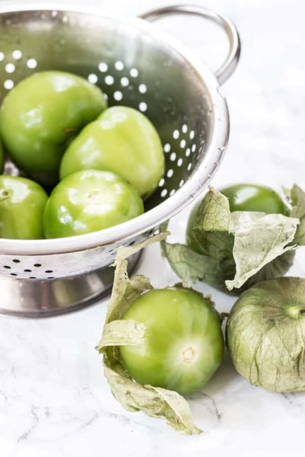 Raw Fresh Green Tomatillo Salsa Recipe (6 Ingredients!) Wicked Spatula