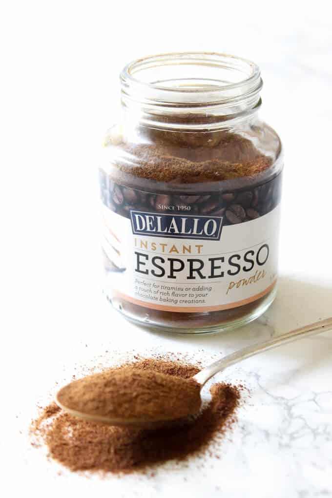 Instant espresso powder