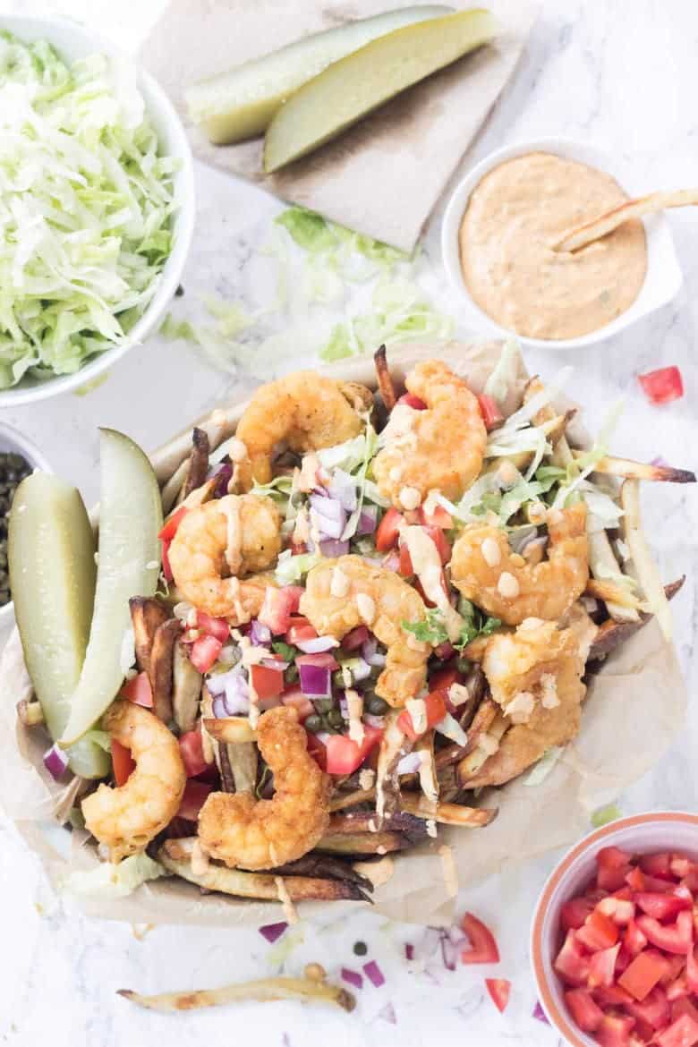 Shrimp PoBoy Fries