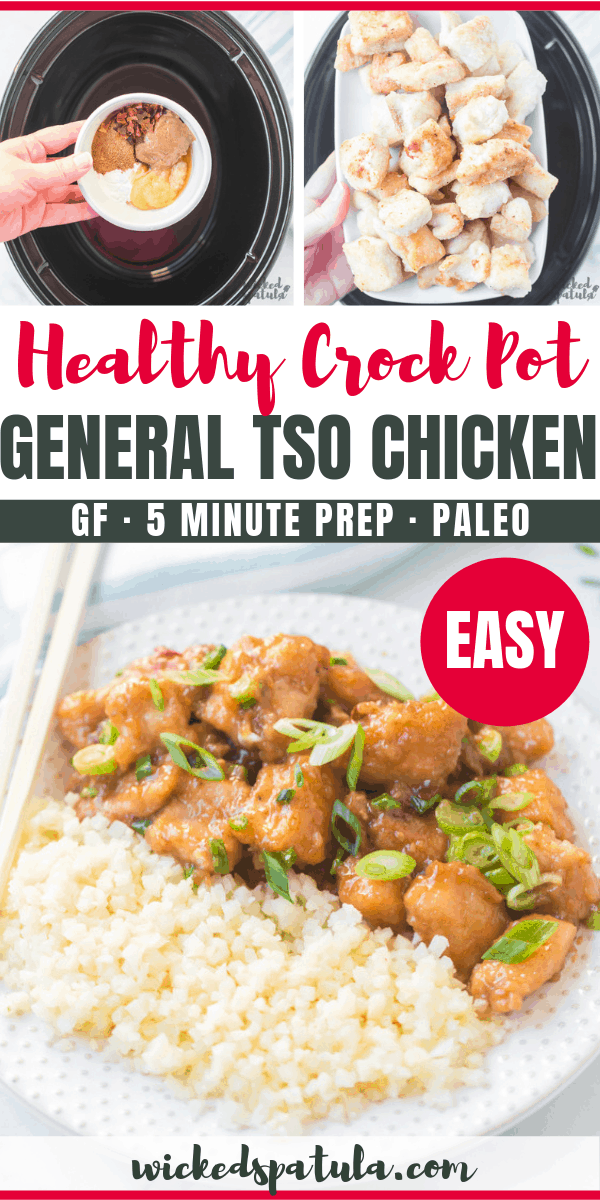 healthy general tso chicken recipe - pinterest