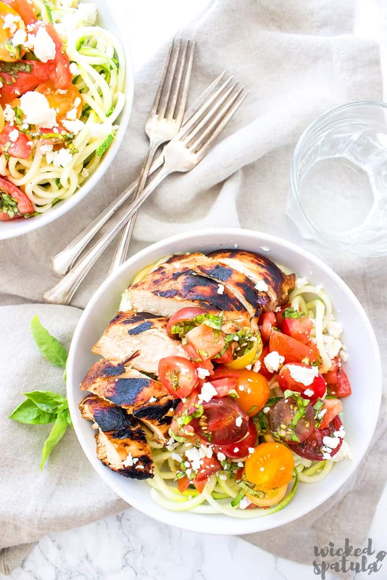 bruschetta chicken in bowl