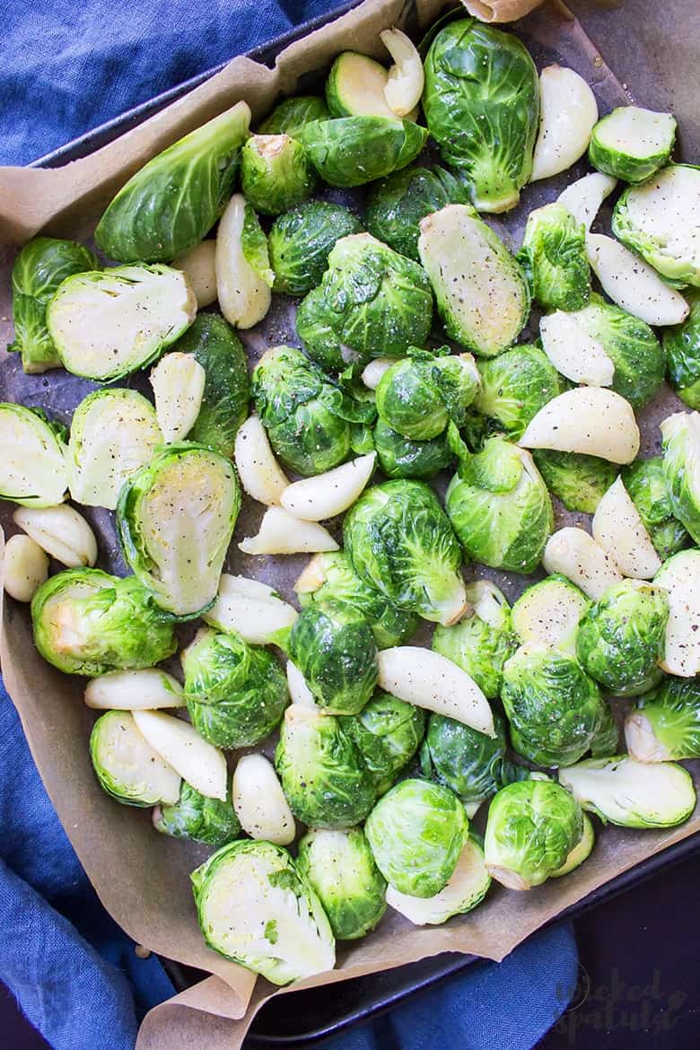 Brussels sprouts with garlic