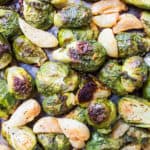 3-ingredient oven roasted Brussels sprouts