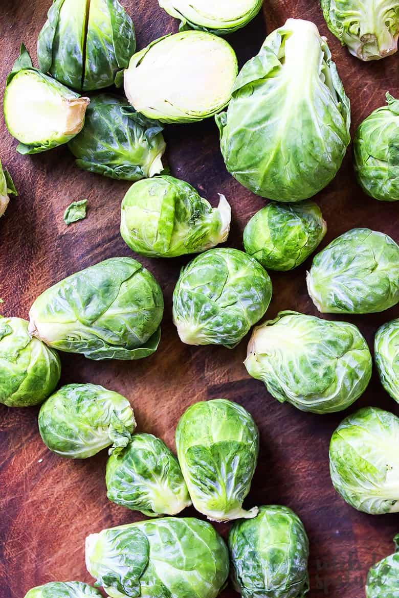 Raw Brussels sprouts