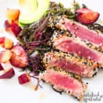 seared ahi tuna recipe sliced