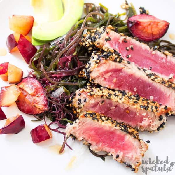 seared ahi tuna recipe sliced