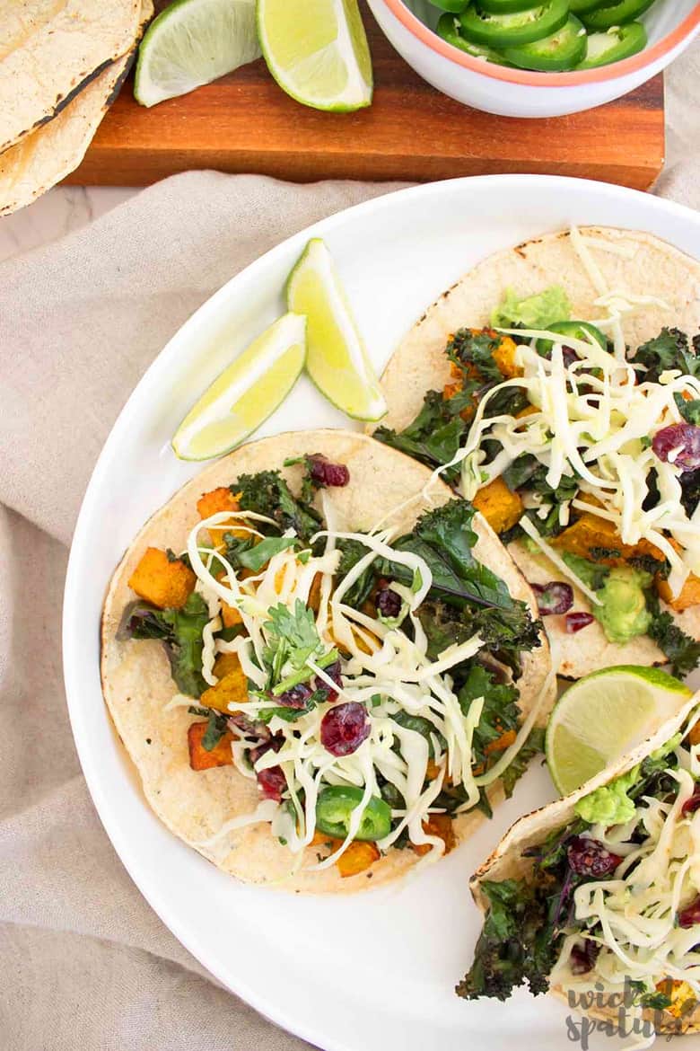 3 butternut squash tacos 