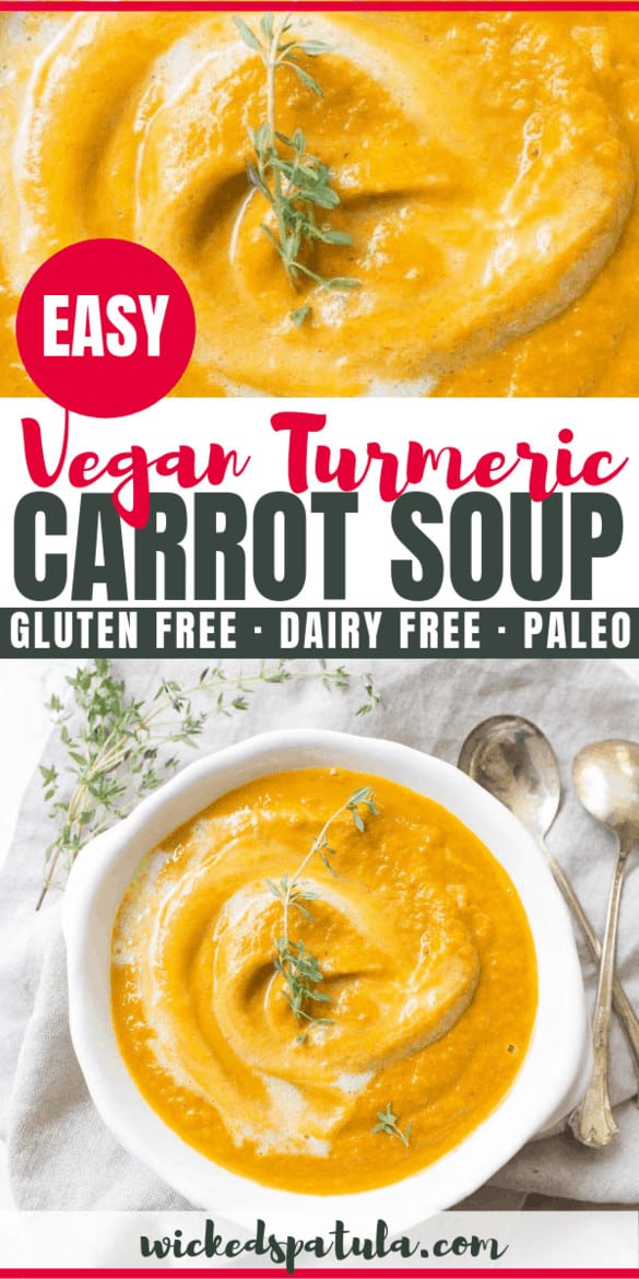 carrot ginger soup - pinterest