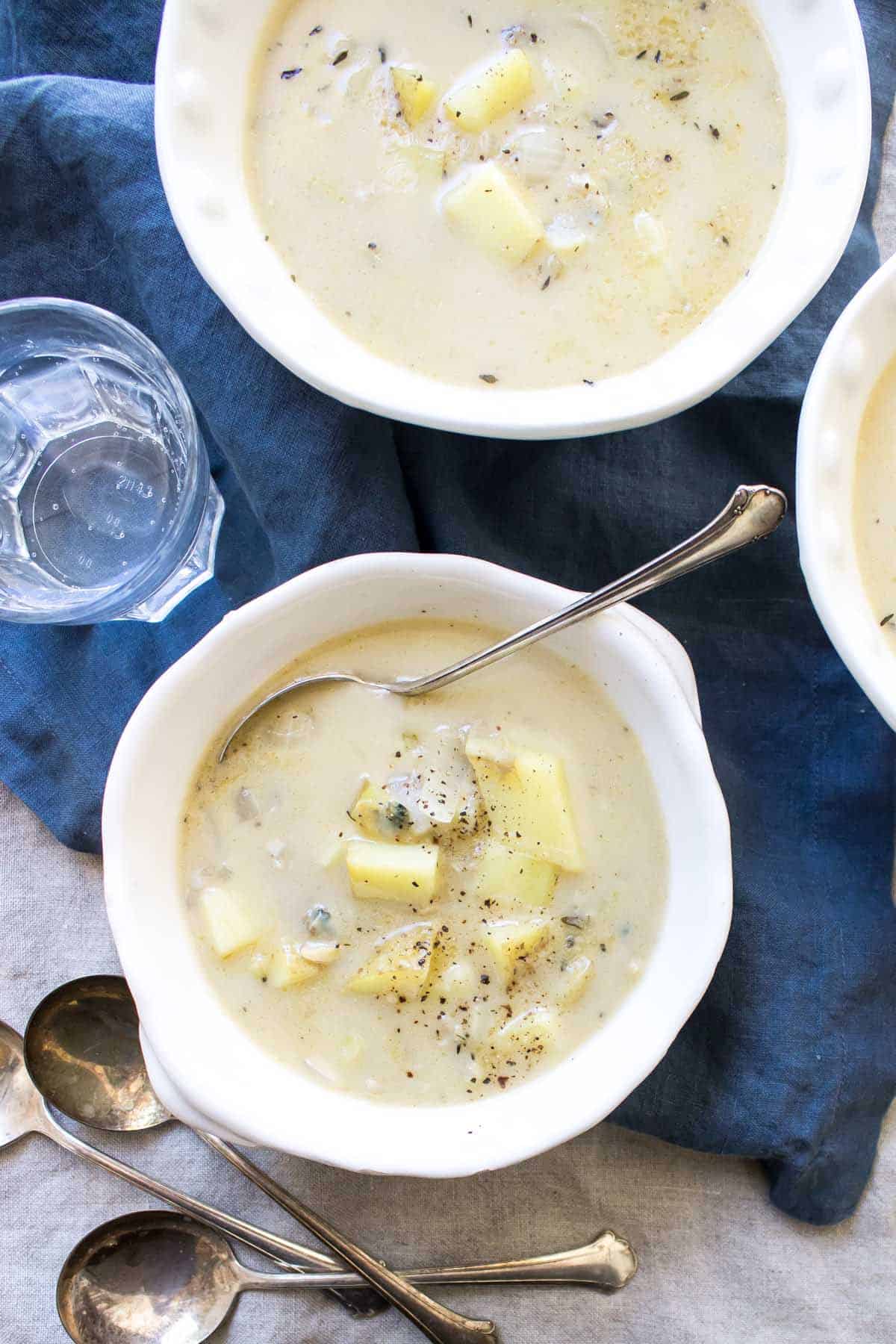 Delicious and dairy free Paleo Clam Chowder! Such a cozy recipe for fall