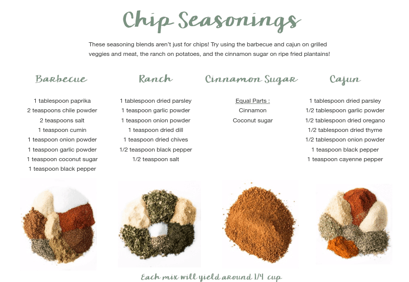 How To Make Homemade Chips + 4 Homemade Seasonings! Wicked Spatula
