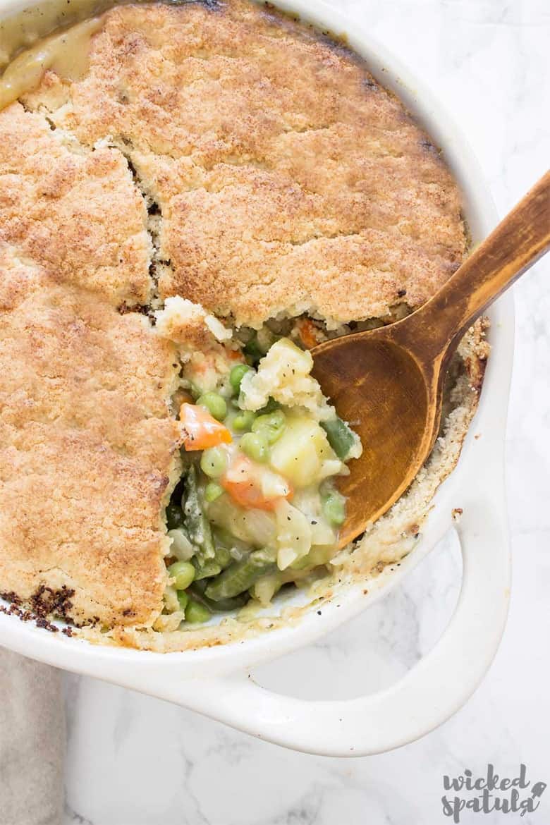 Paleo pot pie close-up picture