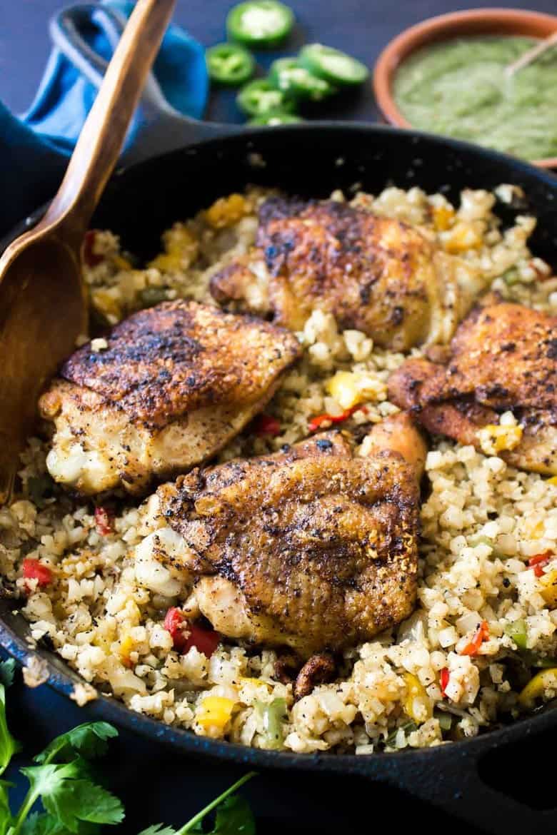 Paleo Arroz Con Pollo without sauce