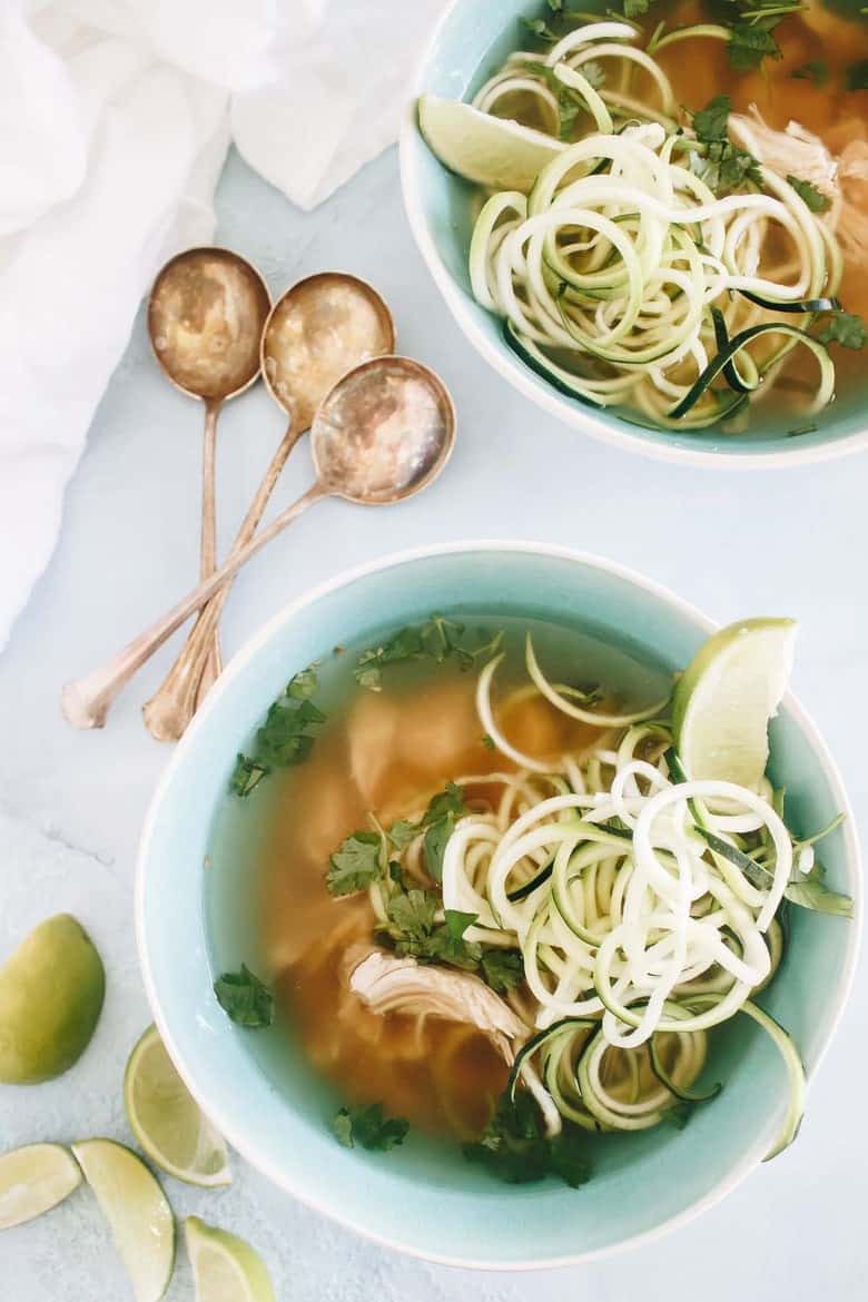 This Slow Cooker Paleo Chicken Pho is nourishing and so easy to make.