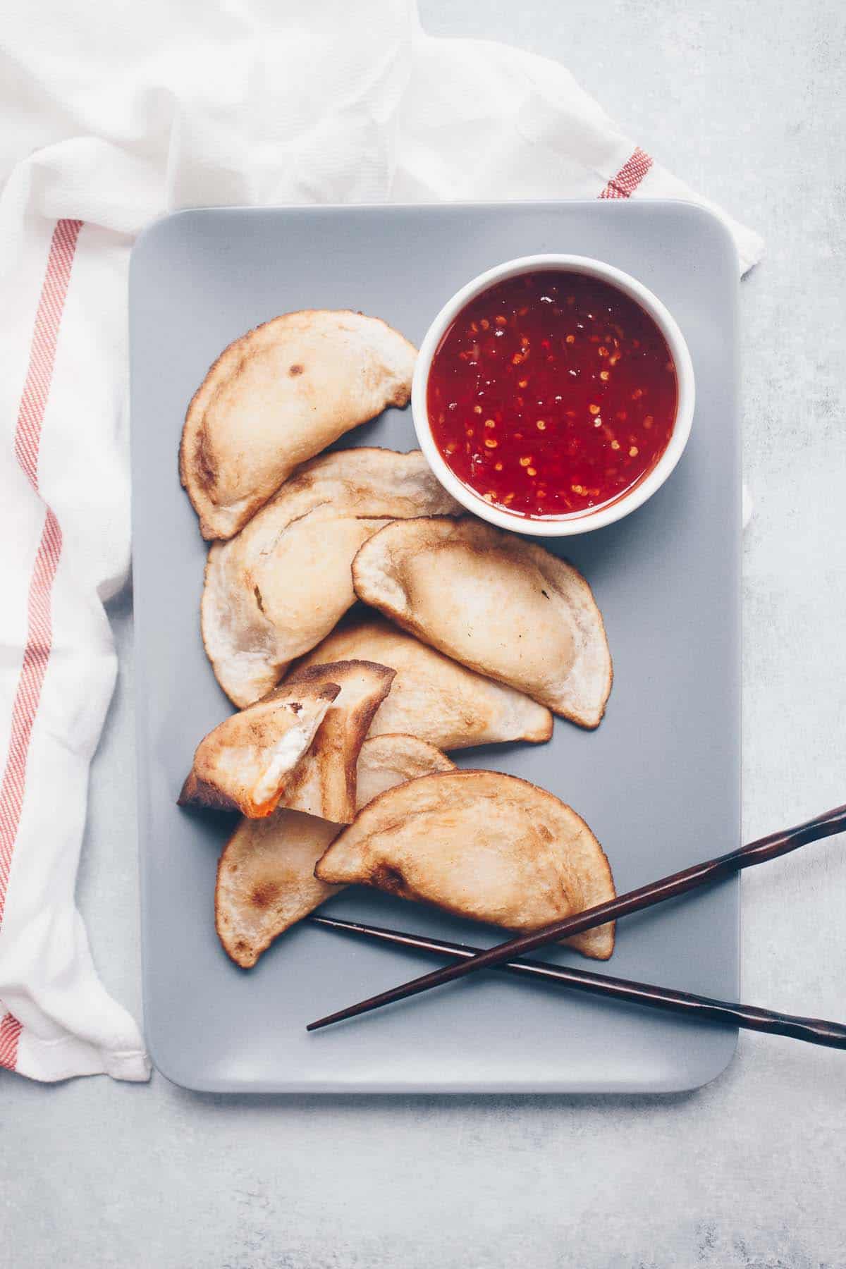 Gluten Free Crab Rangoon top view