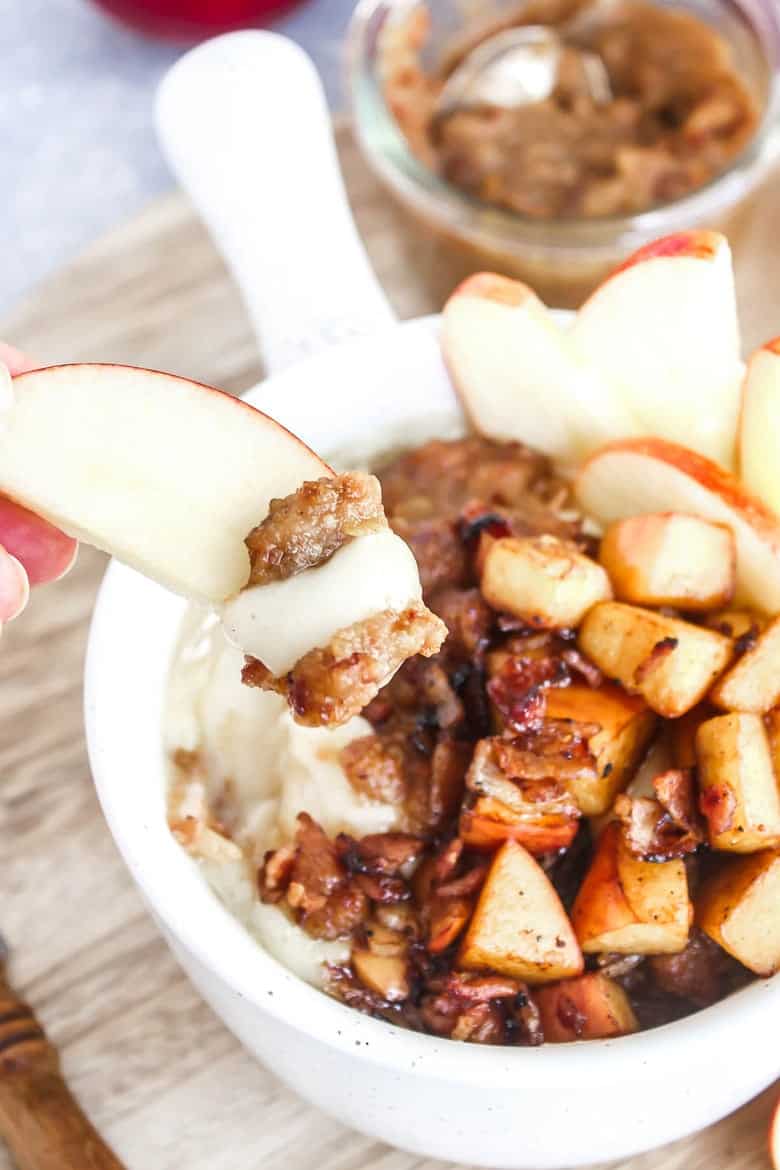 Bacon Apple Brie Dip Wicked Spatula