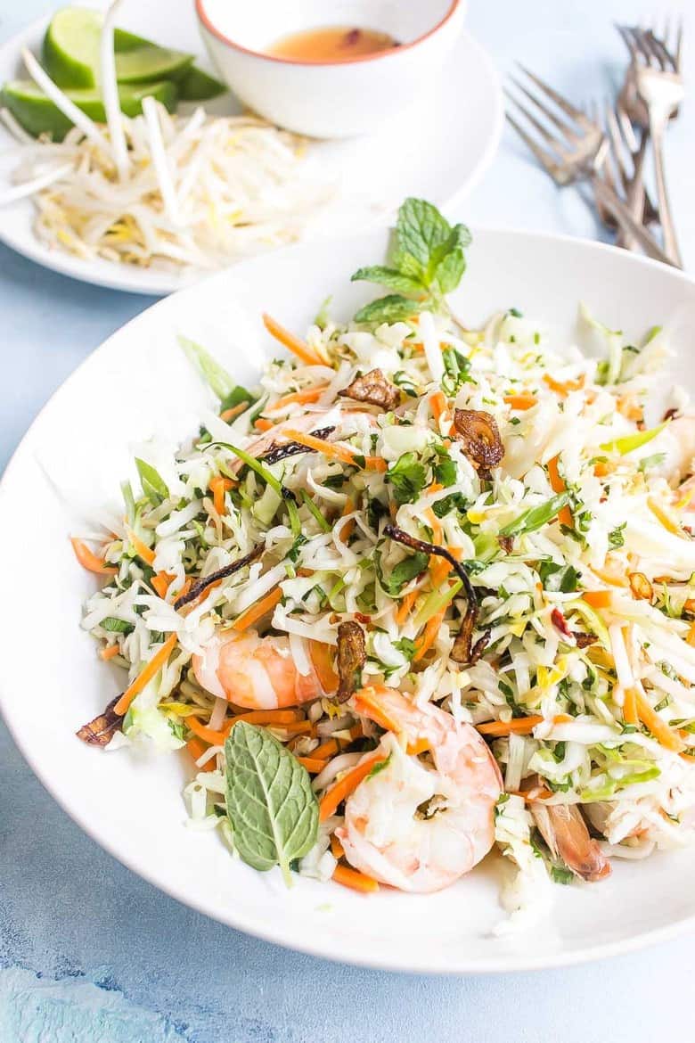 Vietnamese Shrimp Salad Goi Tom - Wicked Spatula