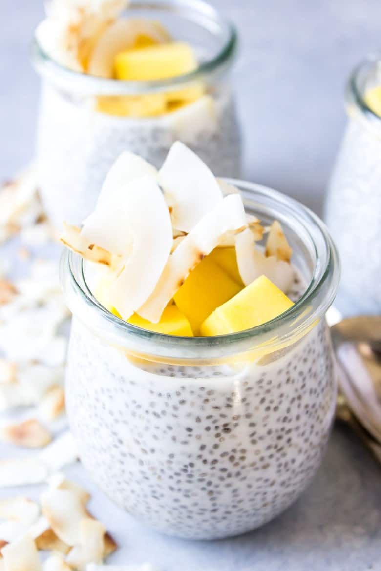 Mango Coconut Chia Pudding Recipe - Chia Pudding