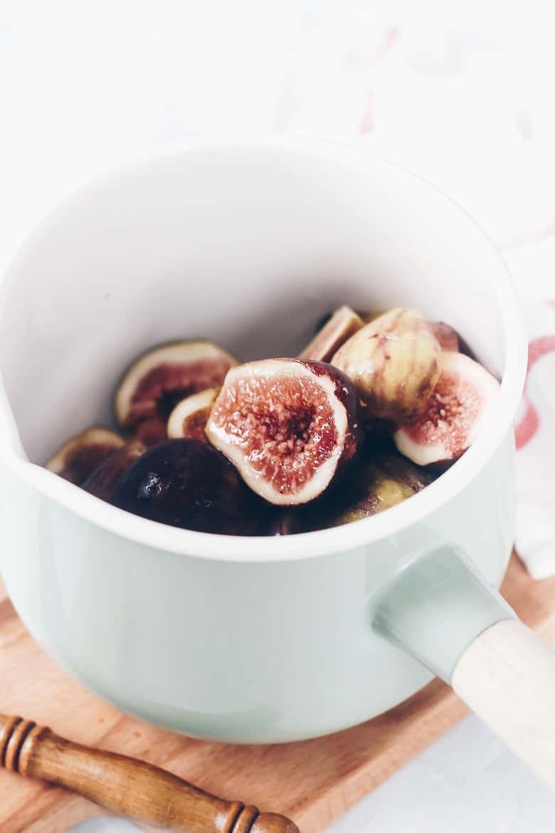 The Best Homemade Fig Jam Recipe - Cup with Figs