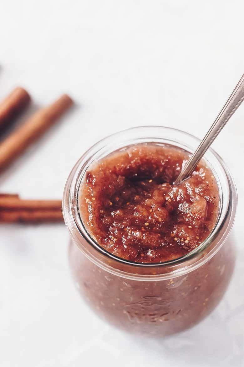 The Best Homemade Fig Jam Recipe - Jar of fig jam