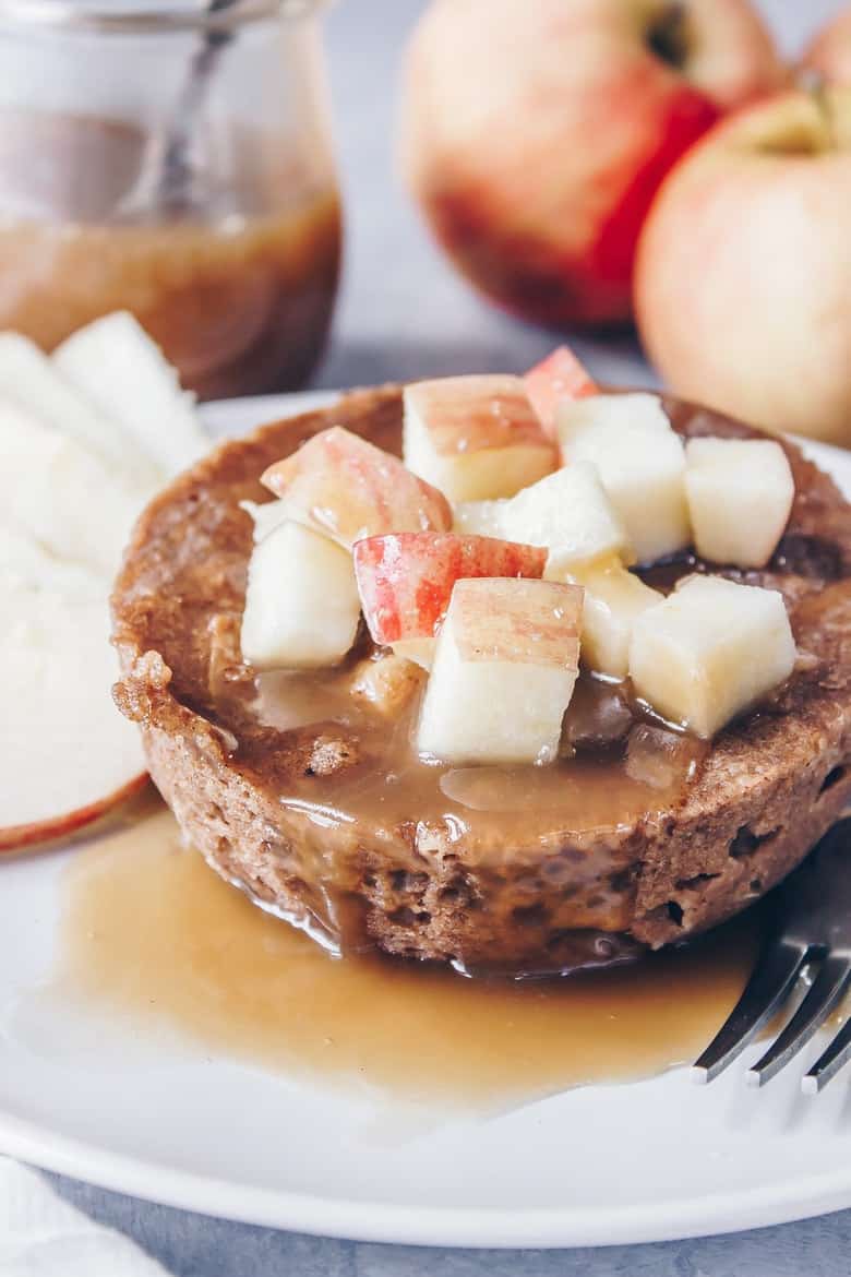 Paleo Caramel Apple Mug Cake