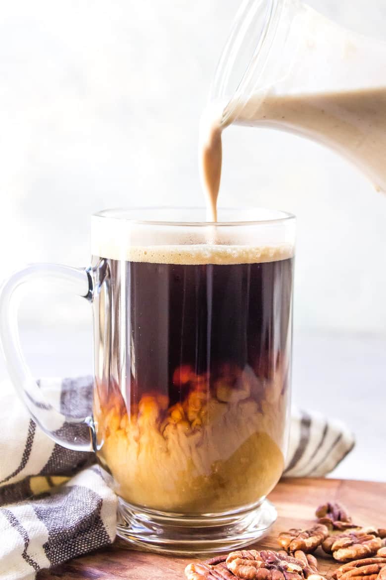 Homemade Butter Pecan Coffee Creamer with NutraMilk Recipe