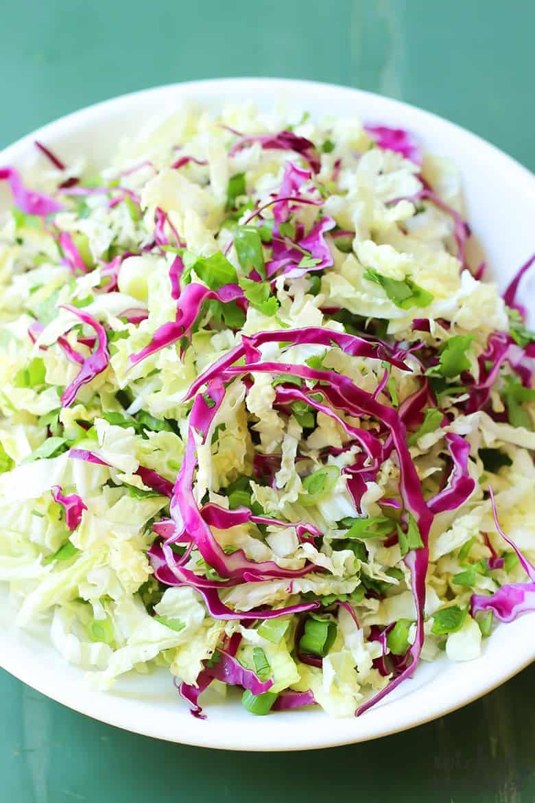 slaw for easy shrimp tacos